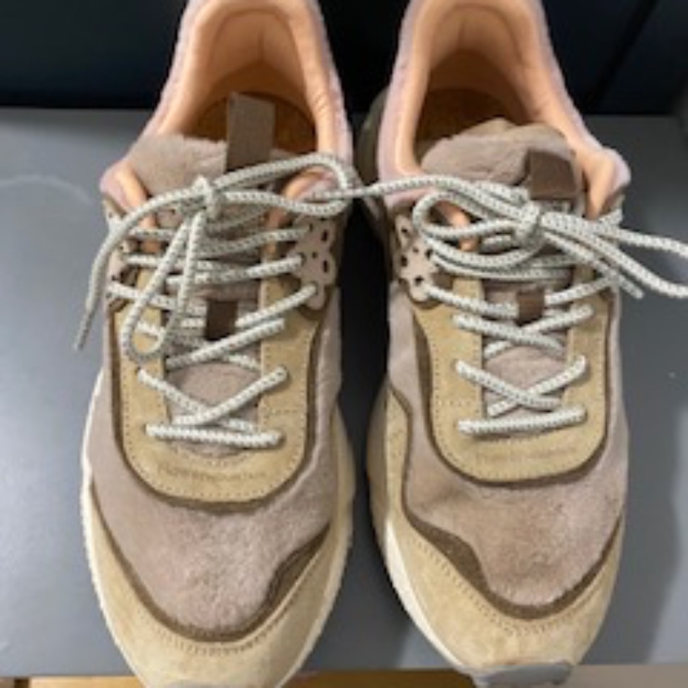 Women's Tan and Brown Sneakers